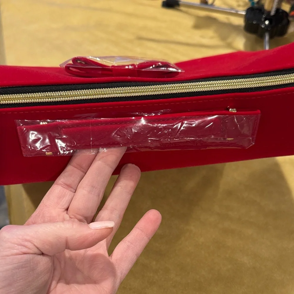 Red Travel Jewelry Case